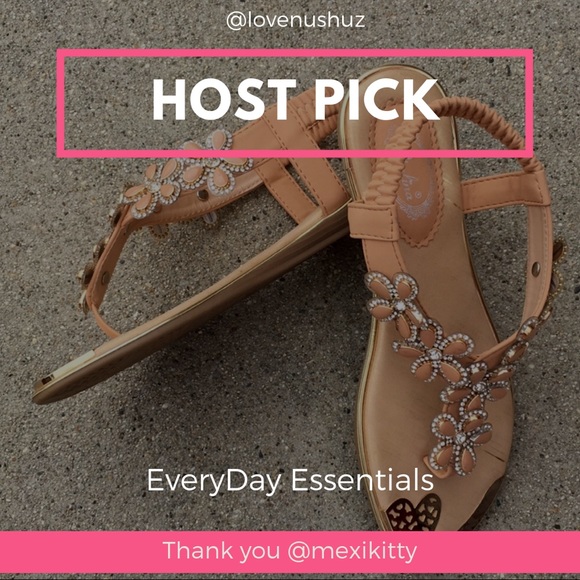 1 left Italina Floral Rhinestone Sandal Sz 6.5 - Picture 4 of 7